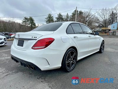 Trzecie zdjęcie samochodu z tyłu: 2017 MERCEDES-BENZ C 43 4MATIC AMG VIN:55SWF6EB8HU189403 - miniatura