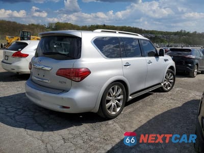 Trzecie zdjęcie samochodu z tyłu: 2011 INFINITI QX56 VIN:JN8AZ2NE8B9000406 - miniatura