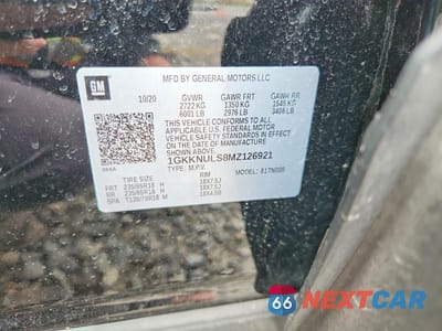 Zdjęcie 12 z 12 samochodu: 2021 GMC ACADIA SLT VIN:1GKKNULS8MZ126921 - miniatura