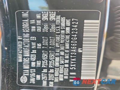 Zdjęcie 13 z 13 samochodu: 2013 KIA SORENTO LX VIN:5XYKT3A66DG423427 - miniatura