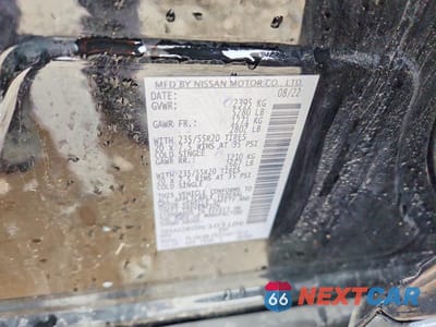 Zdjęcie 13 z 13 samochodu: 2023 NISSAN MURANO SV VIN:5N1AZ2BS2PC103106 - miniatura