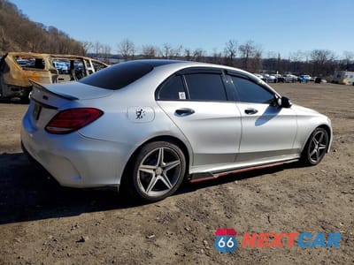 Trzecie zdjęcie samochodu z tyłu: 2015 MERCEDES-BENZ C 300 4MATIC VIN:55SWF4KB5FU020445 - miniatura