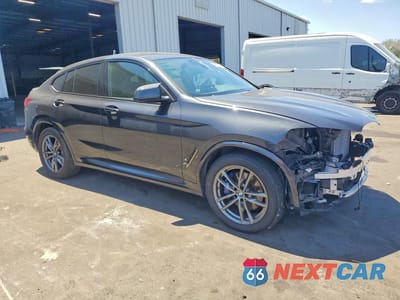 Czwarte zdjęcie samochodu z boku: 2020 BMW X4 XDRIVEM40I VIN:5UX2V5C0XLLE69572 - miniatura
