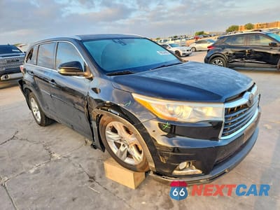 Czwarte zdjęcie samochodu z boku: 2016 TOYOTA HIGHLANDER LIMITED PLATINUM VIN:5TDYKRFH6GS141595 - miniatura