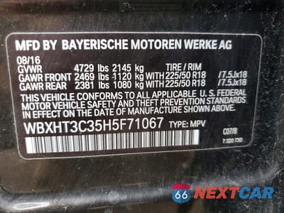 Zdjęcie 13 z 13 samochodu: 2017 BMW X1 XDRIVE28I VIN:WBXHT3C35H5F71067 - miniatura