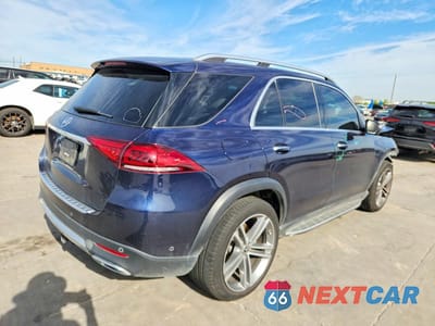 Trzecie zdjęcie samochodu z tyłu: 2021 MERCEDES-BENZ GLE 350 VIN:4JGFB4JB3MA457456 - miniatura