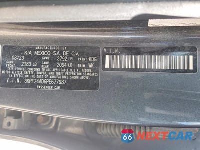 Zdjęcie 12 z 12 samochodu: 2023 KIA FORTE LX VIN:3KPF24AD6PE677987 - miniatura
