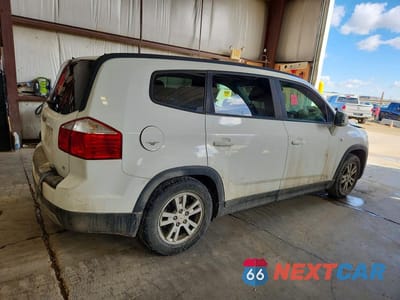 Trzecie zdjęcie samochodu z tyłu: 2012 CHEVROLET ORLANDO LT 4DR 2WD VIN:KL77P2EM1CK551562 - miniatura