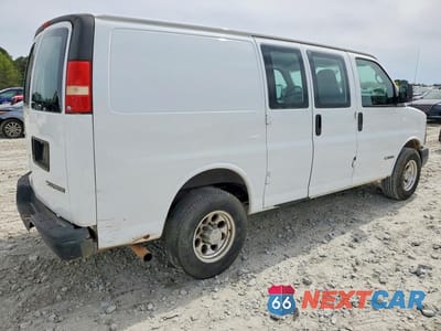 Trzecie zdjęcie samochodu z tyłu: 2006 CHEVROLET EXPRESS 2500 DELIVERY VAN VIN:1GCGG25V261189232 - miniatura