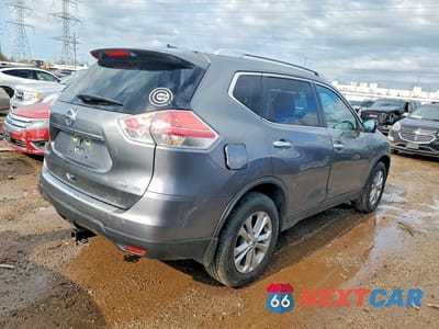 Trzecie zdjęcie samochodu z tyłu: 2015 NISSAN ROGUE SV VIN:KNMAT2MVXFP509039 - miniatura