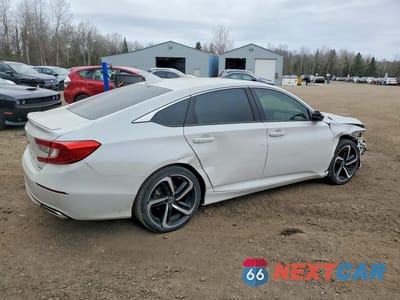 Trzecie zdjęcie samochodu z tyłu: 2018 HONDA ACCORD SPORT VIN:1HGCV1F33JA801329 - miniatura