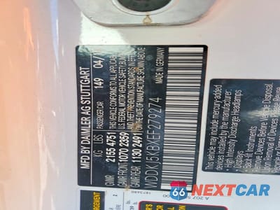 Zdjęcie 12 z 12 samochodu: 2014 MERCEDES-BENZ E 350 VIN:WDDKJ5KBXEF279274 - miniatura