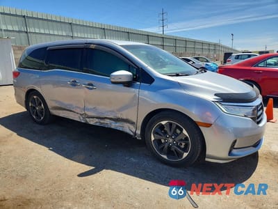 Czwarte zdjęcie samochodu z boku: 2021 HONDA ODYSSEY ELITE VIN:5FNRL6H99MB010893 - miniatura
