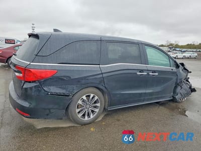 Trzecie zdjęcie samochodu z tyłu: 2024 HONDA ODYSSEY EXL VIN:5FNRL6H68RB074730 - miniatura