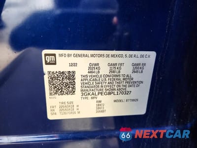 Zdjęcie 13 z 13 samochodu: 2023 GMC TERRAIN SLT VIN:3GKALPEG8PL170327 - miniatura