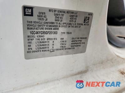 Zdjęcie 12 z 12 samochodu: 2016 CHEVROLET SILVERADO K3500 VIN:1GC4KYC85GF201363 - miniatura