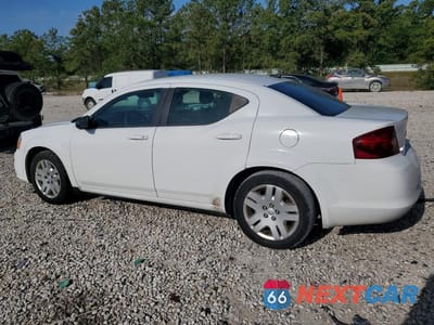 Drugie zdjęcie samochodu z przodu: 2013 DODGE AVENGER SE VIN:1C3CDZAB1DN541125 - miniatura