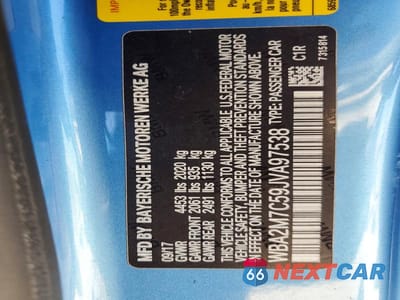 Zdjęcie 12 z 12 samochodu: 2018 BMW 230XI VIN:WBA2M7C59JVA97538 - miniatura