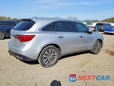 Trzecie zdjęcie samochodu z tyłu: 2015 ACURA MDX TECHNOLOGY VIN:5FRYD4H66FB005252 - miniatura