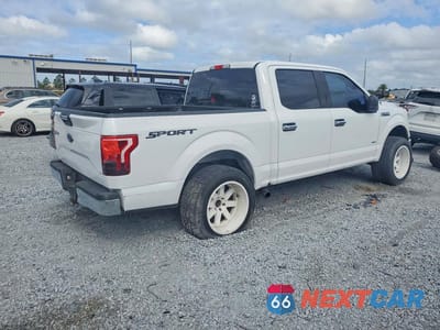 Trzecie zdjęcie samochodu z tyłu: 2016 FORD F150 SUPERCREW VIN:1FTEW1CG0GFC30759 - miniatura