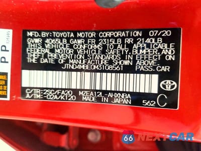 Zdjęcie 13 z 13 samochodu: 2021 TOYOTA COROLLA HATCHBACK SE VIN:JTND4MBE0M3108561 - miniatura