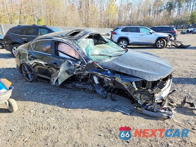 Czwarte zdjęcie samochodu z boku: 2019 ACURA ILX PREMIUM A-SPEC VIN:19UDE2F86KA004662 - miniatura