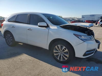 Czwarte zdjęcie samochodu z boku: 2015 ACURA MDX TECHNOLOGY VIN:5FRYD3H49FB006436 - miniatura