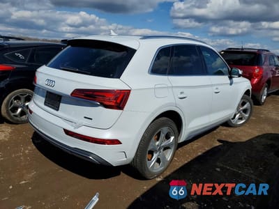 Trzecie zdjęcie samochodu z tyłu: 2021 AUDI Q5 PREMIUM PLUS VIN:WA1BAAFYXM2047615 - miniatura