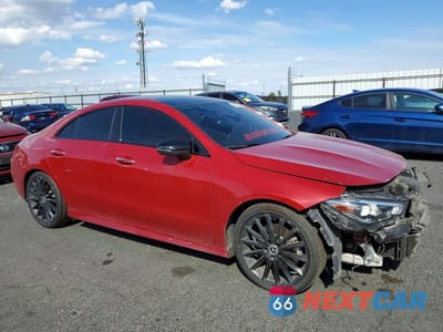 Czwarte zdjęcie samochodu z boku: 2021 MERCEDES-BENZ CLA 250 VIN:W1K5J4GB6MN185607 - miniatura