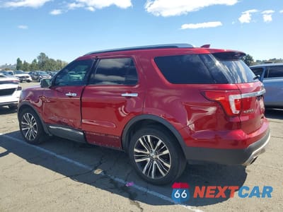 Drugie zdjęcie samochodu z przodu: 2017 FORD EXPLORER PLATINUM VIN:1FM5K8HT8HGC66281 - miniatura