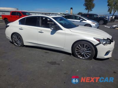Czwarte zdjęcie samochodu z boku: 2020 INFINITI Q50 3.0T LUXE VIN:JN1EV7AP0LM201652 - miniatura