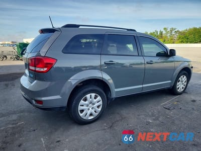 Trzecie zdjęcie samochodu z tyłu: 2019 DODGE JOURNEY SE VIN:3C4PDCBB2KT773934 - miniatura