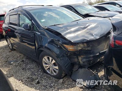 Czwarte zdjęcie samochodu z boku: 2014 HONDA ODYSSEY EXL VIN:5FNRL5H64EB022547 - miniatura