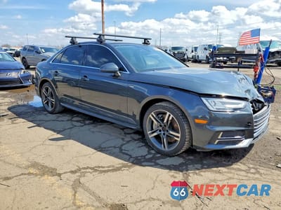 Czwarte zdjęcie samochodu z boku: 2018 AUDI A4 PREMIUM PLUS VIN:WAUENAF47JA074354 - miniatura
