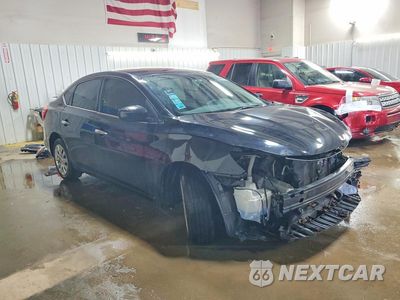 Czwarte zdjęcie samochodu z boku: 2019 NISSAN SENTRA S VIN:3N1AB7AP7KY282975 - miniatura