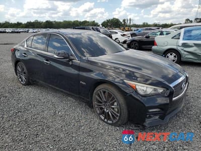 Czwarte zdjęcie samochodu z boku: 2016 INFINITI Q50 RED SPORT 400 VIN:JN1FV7AR9GM452018 - miniatura