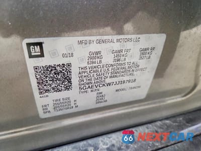 Zdjęcie 13 z 13 samochodu: 2018 BUICK ENCLAVE AVENIR VIN:5GAEVCKW7JJ197918 - miniatura
