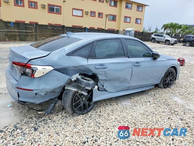 Trzecie zdjęcie samochodu z tyłu: 2024 HONDA CIVIC VIN:2HGFE2F50RH500096 - miniatura