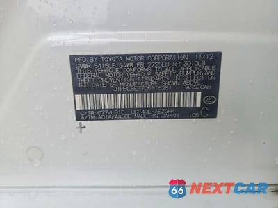 Zdjęcie 12 z 12 samochodu: 2013 LEXUS LS 460 VIN:JTHBL5EF7D5116281 - miniatura