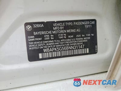 Zdjęcie 12 z 12 samochodu: 2011 BMW 328 XI SULEV VIN:WBAPK5G56BNN31147 - miniatura