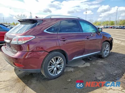 Trzecie zdjęcie samochodu z tyłu: 2013 LEXUS RX 350 BASE VIN:2T2BK1BA6DC212391 - miniatura