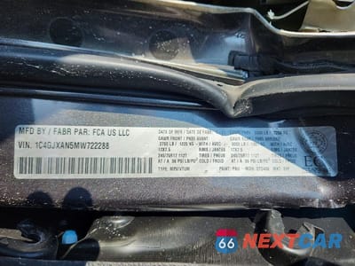 Zdjęcie 12 z 12 samochodu: 2021 JEEP WRANGLER SPORT VIN:1C4GJXAN5MW722288 - miniatura