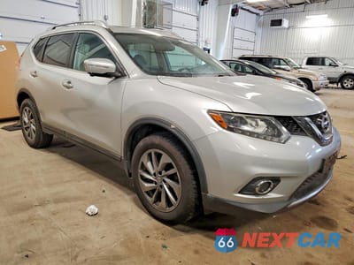 Czwarte zdjęcie samochodu z boku: 2015 NISSAN ROGUE SL VIN:5N1AT2MV8FC813635 - miniatura