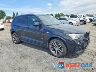 Czwarte zdjęcie samochodu z boku: 2016 BMW X3 XDRIVE35I VIN:5UXWX7C50G0S15876 - miniatura