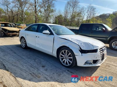 Czwarte zdjęcie samochodu z boku: 2013 AUDI A4 PREMIUM PLUS VIN:WAUFFAFL2DA081175 - miniatura