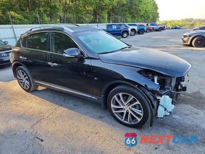 Czwarte zdjęcie samochodu z boku: 2017 INFINITI QX50 BASE VIN:JN1BJ0RP5HM390252 - miniatura