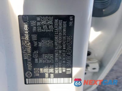 Zdjęcie 12 z 12 samochodu: 2022 HYUNDAI TUCSON SEL VIN:5NMJBCAE3NH152985 - miniatura