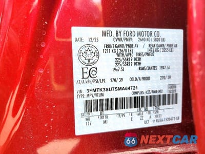 Zdjęcie 13 z 13 samochodu: 2025 FORD MUSTANG MACH-E PREMIUM VIN:3FMTK3SU7SMA64721 - miniatura