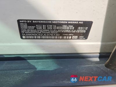 Zdjęcie 14 z 14 samochodu: 2018 BMW X5 XDRIVE35I VIN:5UXKR0C52JL076730 - miniatura