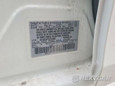Zdjęcie 12 z 12 samochodu: 2016 NISSAN SENTRA SV VIN:3N1AB7AP7GY293966 - miniatura
